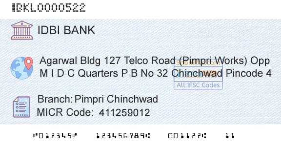 Idbi Bank Pimpri ChinchwadBranch 