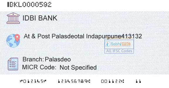 Idbi Bank PalasdeoBranch 