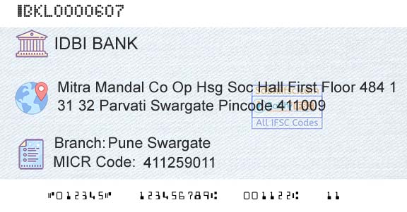 Idbi Bank Pune SwargateBranch 