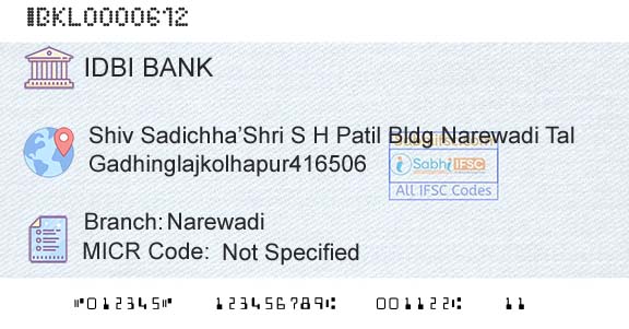 Idbi Bank NarewadiBranch 