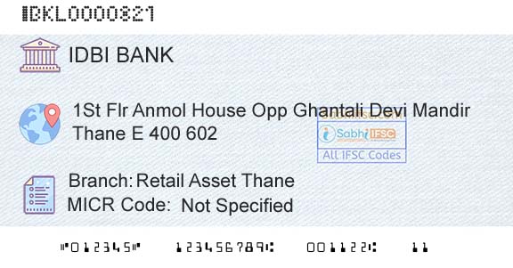 Idbi Bank Retail Asset ThaneBranch 
