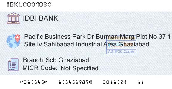 Idbi Bank Scb GhaziabadBranch 