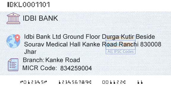 Idbi Bank Kanke RoadBranch 