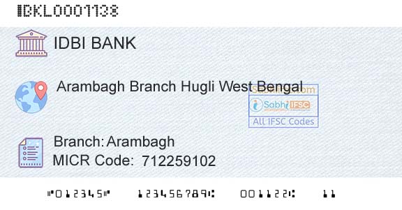 Idbi Bank ArambaghBranch 