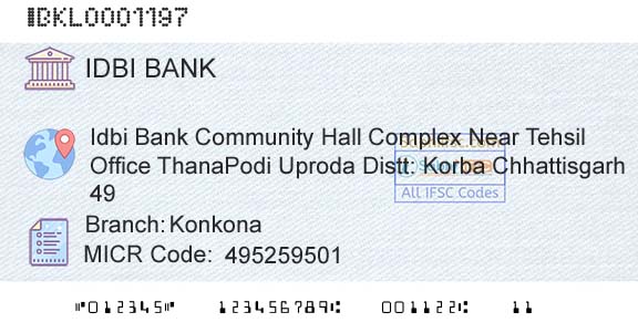 Idbi Bank KonkonaBranch 