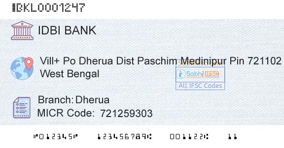 Idbi Bank DheruaBranch 