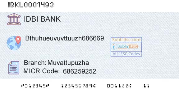 Idbi Bank MuvattupuzhaBranch 