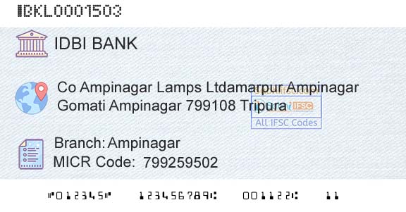 Idbi Bank AmpinagarBranch 