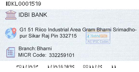Idbi Bank BharniBranch 