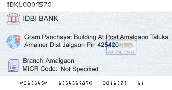Idbi Bank AmalgaonBranch 