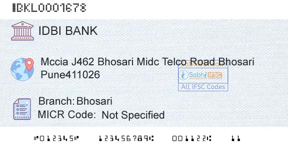 Idbi Bank BhosariBranch 