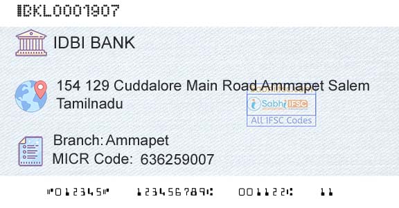 Idbi Bank AmmapetBranch 