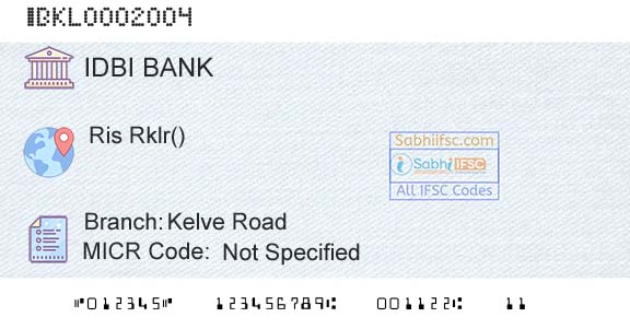 Idbi Bank Kelve RoadBranch 