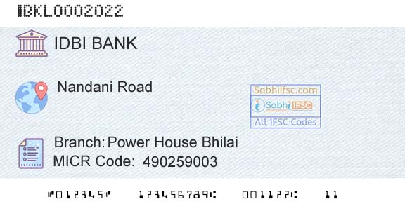 Idbi Bank Power House BhilaiBranch 