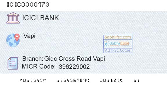 Icici Bank Limited Gidc Cross Road VapiBranch 