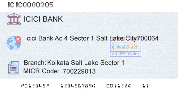 Icici Bank Limited Kolkata Salt Lake Sector 1Branch 