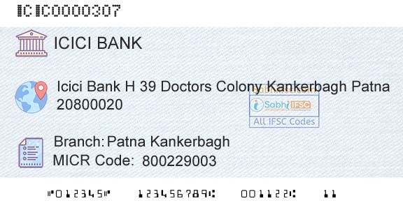 Icici Bank Limited Patna KankerbaghBranch 