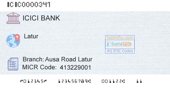 Icici Bank Limited Ausa Road LaturBranch 