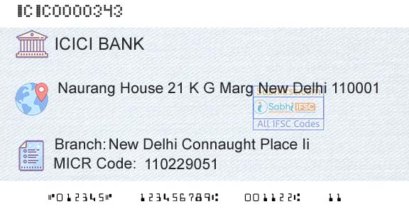 Icici Bank Limited New Delhi Connaught Place IiBranch 