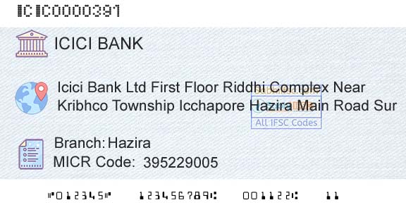 Icici Bank Limited HaziraBranch 