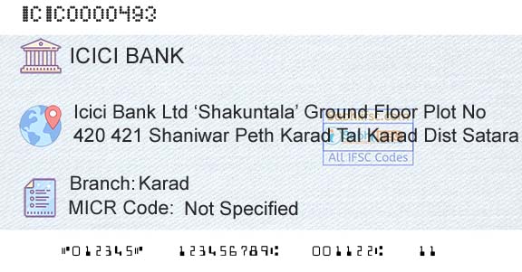 Icici Bank Limited KaradBranch 