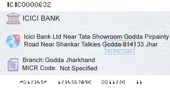 Icici Bank Limited Godda JharkhandBranch 