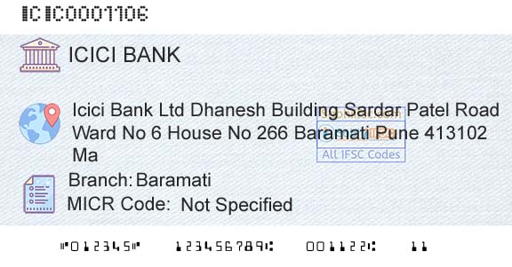 Icici Bank Limited BaramatiBranch 