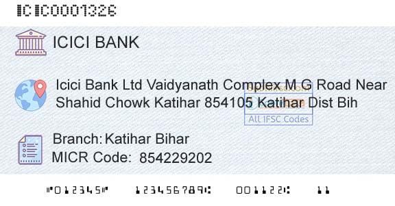 Icici Bank Limited Katihar BiharBranch 