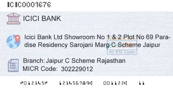 Icici Bank Limited Jaipur C Scheme RajasthanBranch 