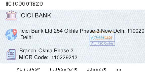 Icici Bank Limited Okhla Phase 3Branch 