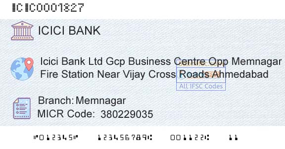 Icici Bank Limited MemnagarBranch 