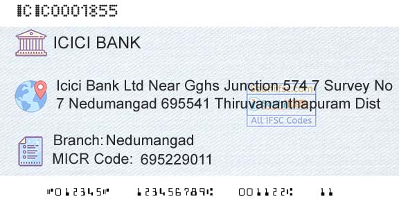 Icici Bank Limited NedumangadBranch 