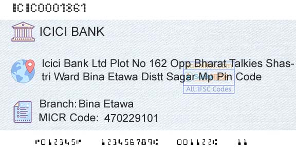 Icici Bank Limited Bina EtawaBranch 