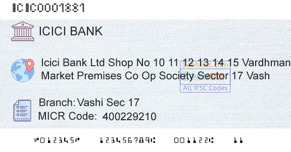 Icici Bank Limited Vashi Sec 17Branch 