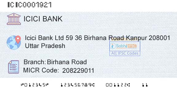Icici Bank Limited Birhana RoadBranch 