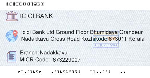 Icici Bank Limited NadakkavuBranch 