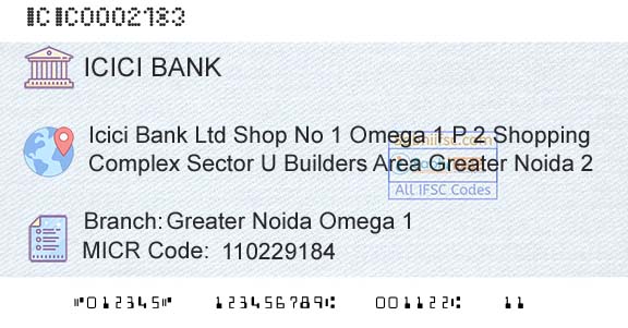 Icici Bank Limited Greater Noida Omega 1Branch 