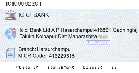 Icici Bank Limited HarsurchampuBranch 