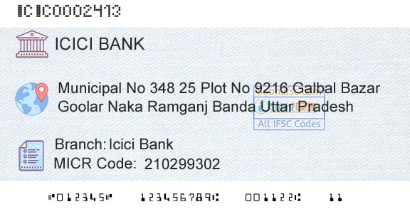 Icici Bank Limited Icici BankBranch 