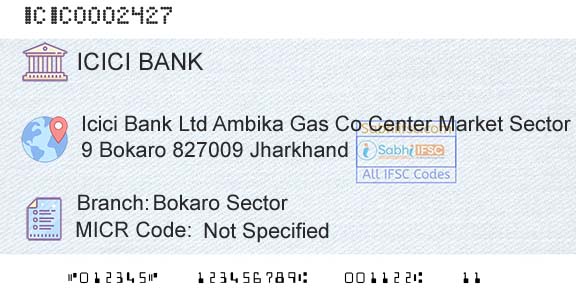 Icici Bank Limited Bokaro Sector Branch 