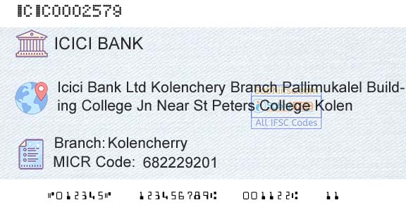 Icici Bank Limited KolencherryBranch 