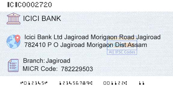 Icici Bank Limited JagiroadBranch 