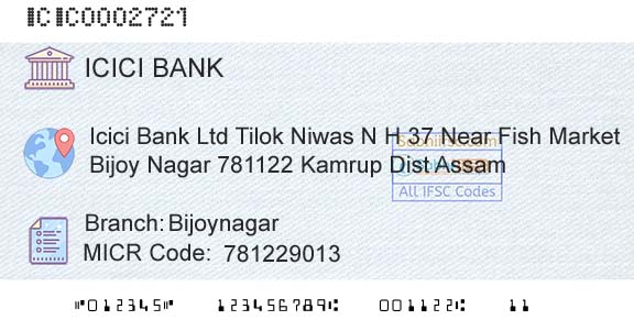Icici Bank Limited BijoynagarBranch 