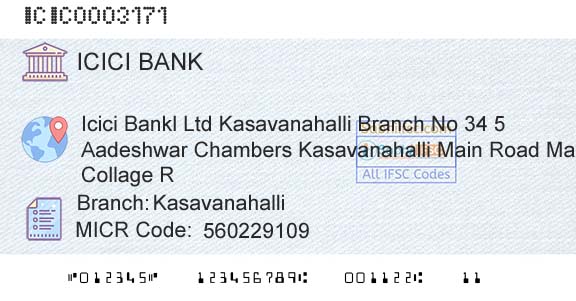 Icici Bank Limited KasavanahalliBranch 