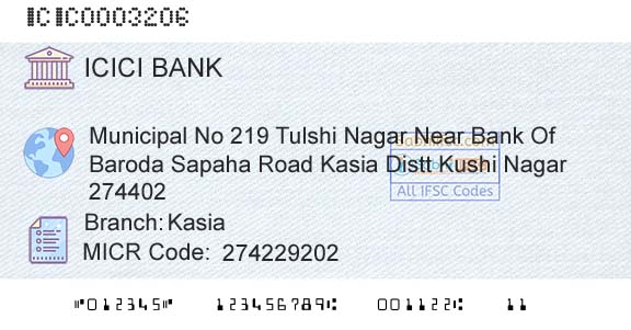 Icici Bank Limited KasiaBranch 