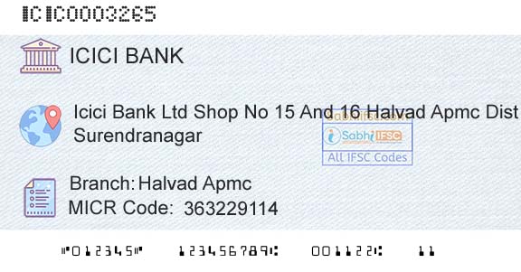 Icici Bank Limited Halvad ApmcBranch 