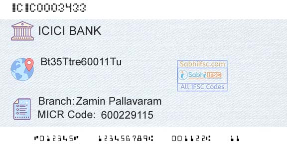 Icici Bank Limited Zamin PallavaramBranch 