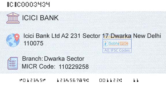 Icici Bank Limited Dwarka SectorBranch 