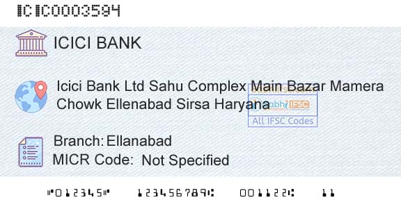 Icici Bank Limited EllanabadBranch 