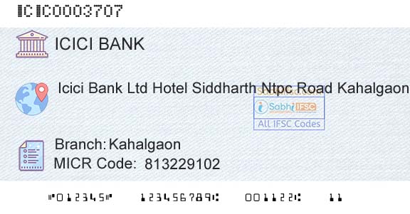 Icici Bank Limited KahalgaonBranch 
